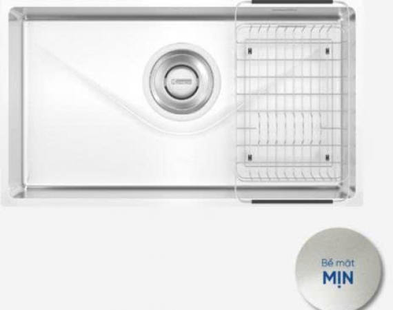 Chậu rửa bát 1 hố Konox Tari 800SM - bề mặt mịn