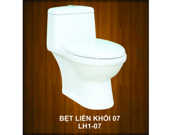 Bàn cầu 1 khối Long Hầu LH1-07