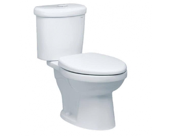 Bàn Cầu Hai Khối Caesar CDS1338 nắp êm