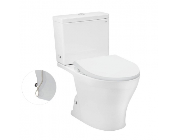 Bàn cầu hai khối kèm nắp rửa cơ TOTO CS302DE4