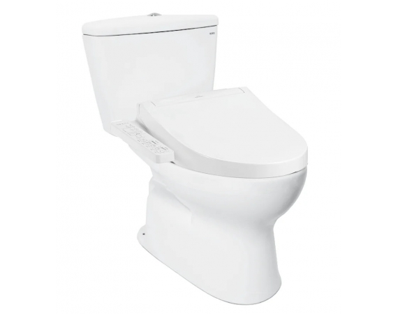 Bàn cầu hai khối kèm nắp rửa điện tử WASHLET dòng C2 CS300DRW16