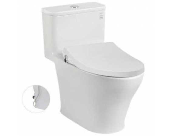 Bàn cầu một khối kèm nắp rửa cơ ECOWASHER MS857DE4