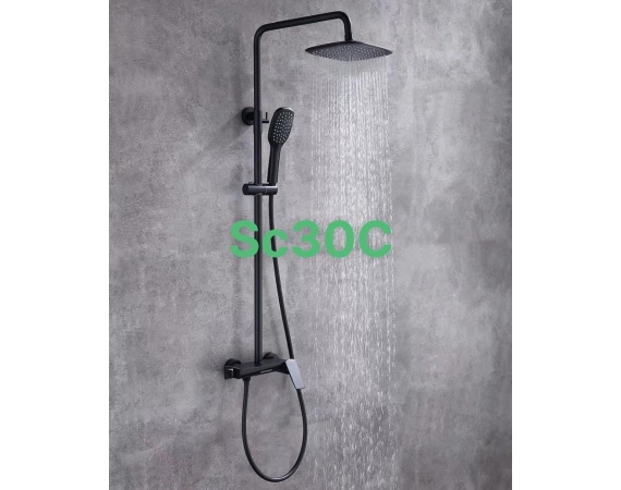 Sen cây tắm nóng lạnh màu đen Kagol SC 30C