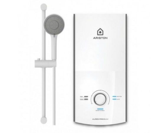 Bình nóng lạnh trực tiếp Ariston Aures Premium 4.5P Ivory Có Bơm