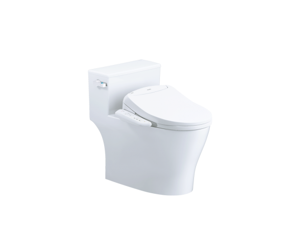 Bàn cầu kèm nắp rửa nóng lạnh CAESAR C1393F + TAF400H
