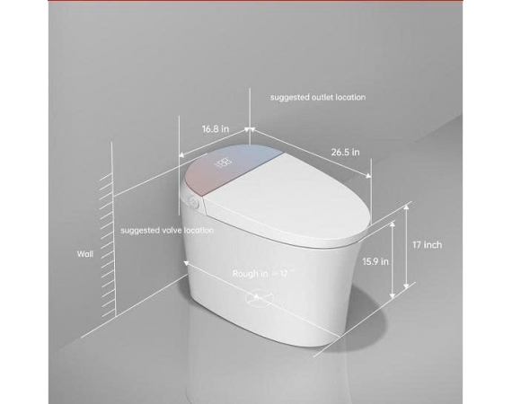 Bồn cầu điện tử thông minh Hàn Quốc HANJIN HJ-2801U-3