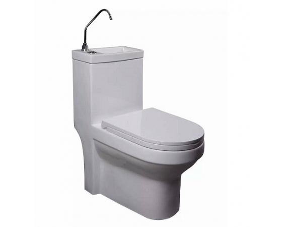 Bồn cầu kết hợp chậu lavabo rửa mặt HD668C