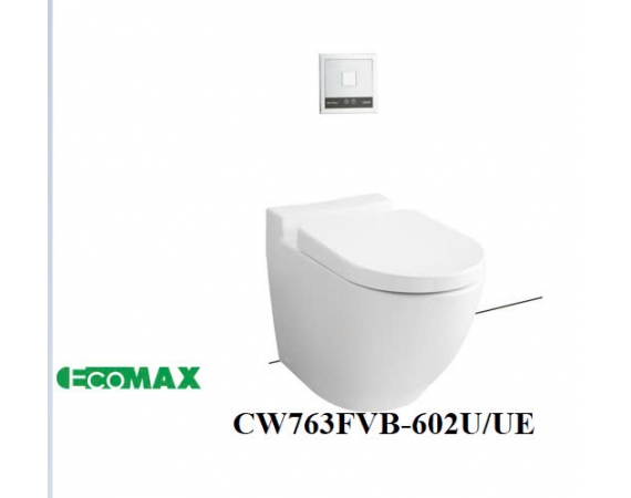 Bồn cầu âm tường đặt sàn TOTO CW763FVB-602U/UE