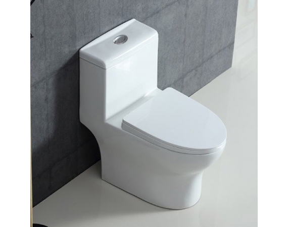 Bồn cầu Basic Tide một khối tâm xả 25cm 