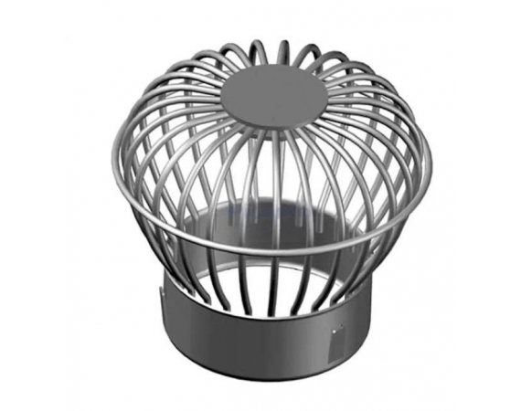 Cầu chắn rác nan sọc có vành inox 304 ống D200