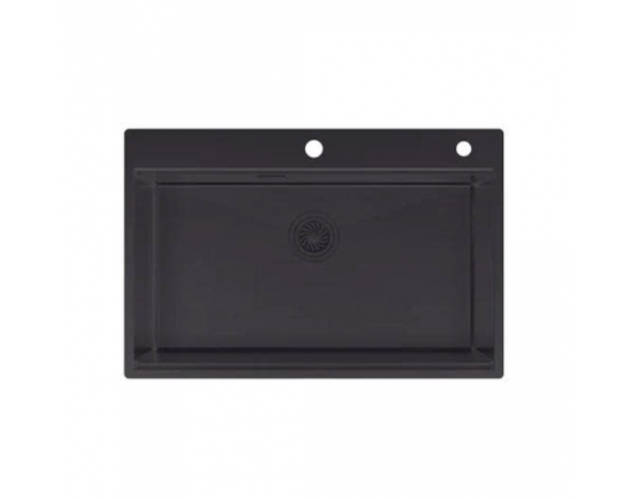 Chậu bếp Inox Hafele WS R10 HS25-SSN1S-7650 ĐEN