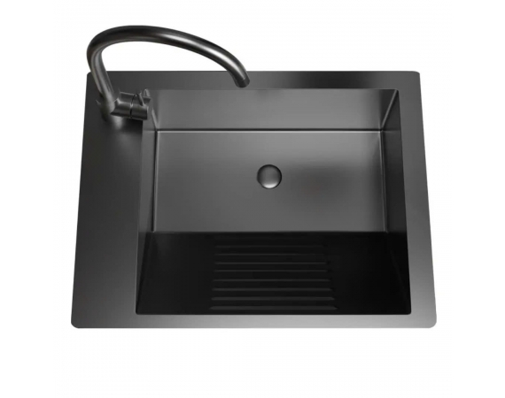 Chậu giặt Inox 304 màu đen HDB5040B