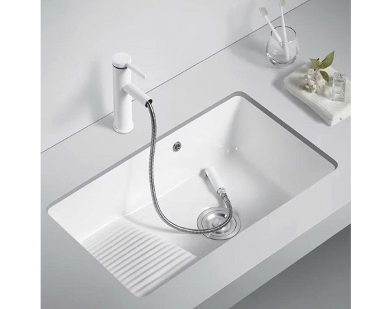 Chậu giặt quần áo âm bàn đá CG680