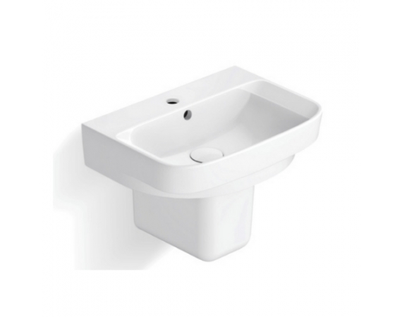 Chậu rửa mặt treo tường chân lửng Viglacera V59