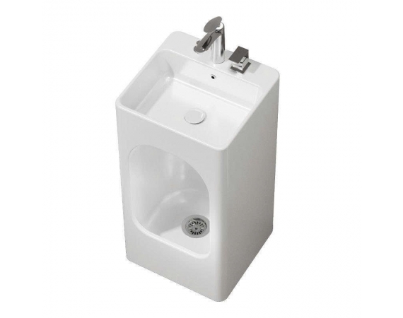 Chậu lavabo chân đứng đa năng HD6659W