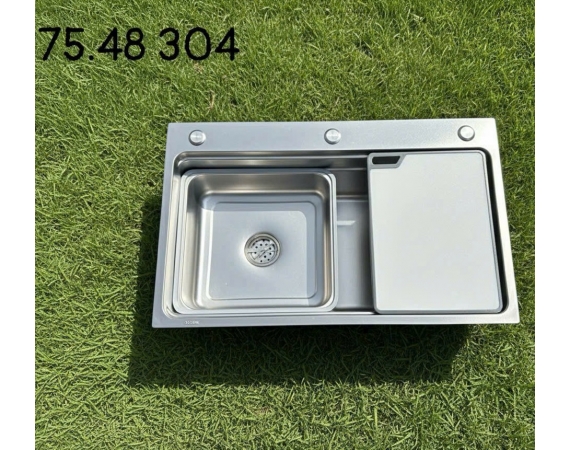 Chậu rửa bát 1 hố chống xước CB14 kích thước 750x460