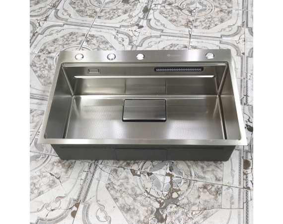 Chậu rửa bát 1 hố GRUNDER GR-7546CTD