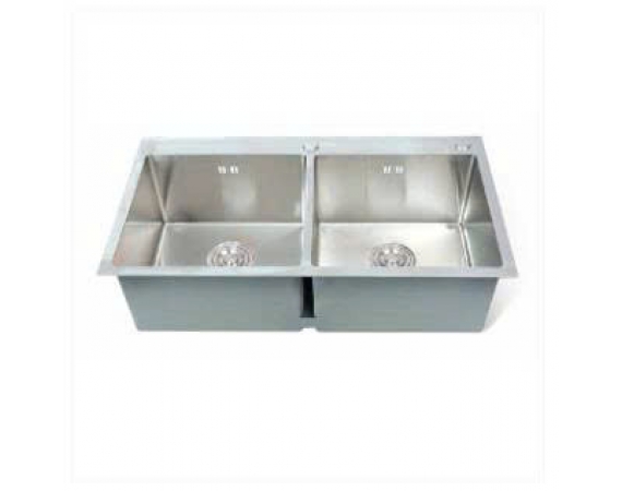 Chậu rửa bát 2 hố cân KIT PLUS DCR8248 (820x480x230mm)