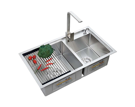 Chậu rửa bát 2 hố cân Royal Join ST8248Z (82x48cm)