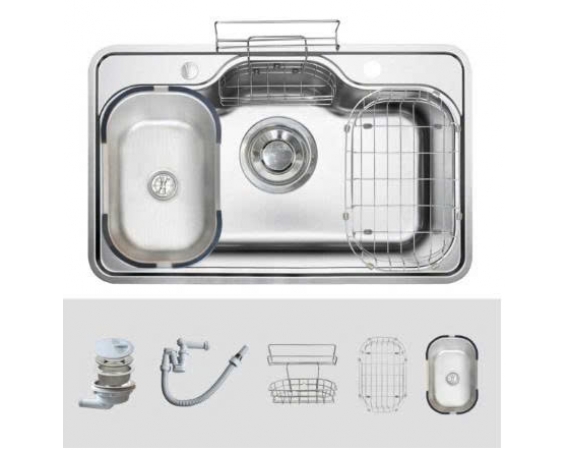 Chậu rửa bát Kluger KT8050SL Plus