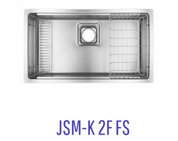 Chậu rửa bát Shigeru JSM-K 2F FS - Inox trơn