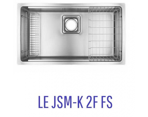 Chậu rửa bát Shigeru LE JSM-K 2F FS - Inox sần
