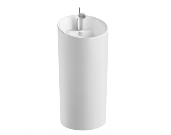 Chậu rửa mặt lavabo chân đứng RA-212B (405x405x810mm)