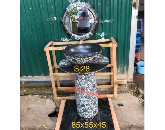 Chậu rửa lavabo nghệ thuật SJ-28