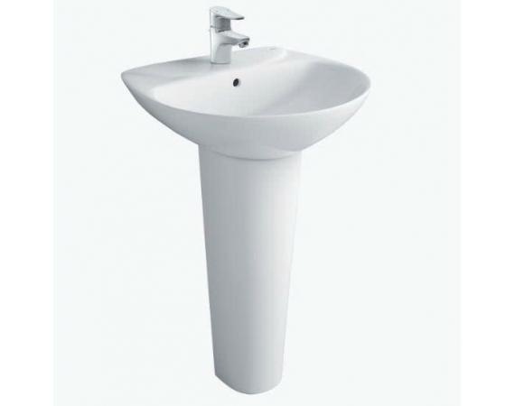 Chậu rửa mặt treo tường inaxL-285VFC - Chân dài L-288VD