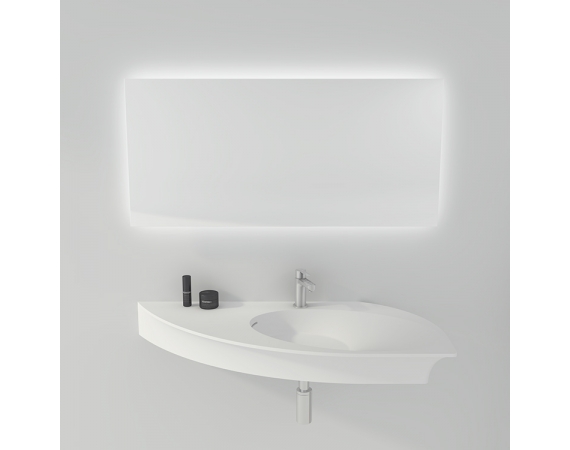 Chậu rửa lavabo đá nhân tạo HDT06D ( treo tường)