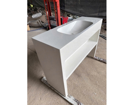 Chậu rửa mặt bê tông đặt sàn HD906BT