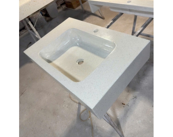 Chậu rửa mặt bê tông treo tường HD905BT