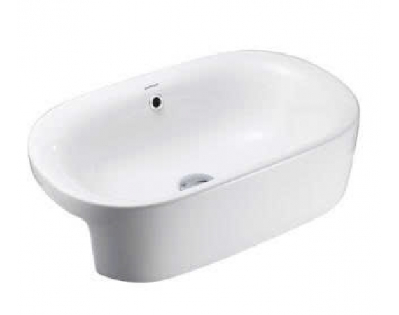 Chậu rửa mặt lavabo bán âm bàn JOMOO 12707-1/01Z-I011