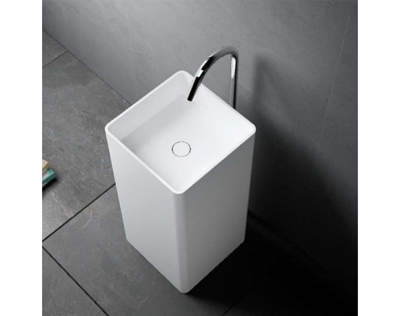 Chậu rửa lavabo nghệ thuật đá nhân tạo HD4040W