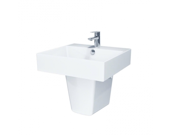 Chậu rửa mặt treo tường Caesar LF5263 + PF2463