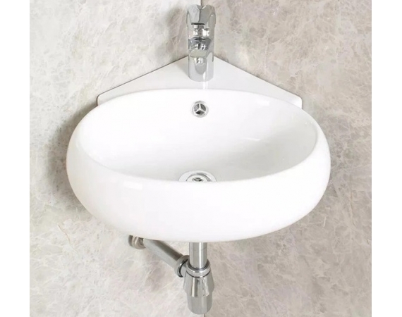 Chậu rửa mặt góc treo tường LE3738