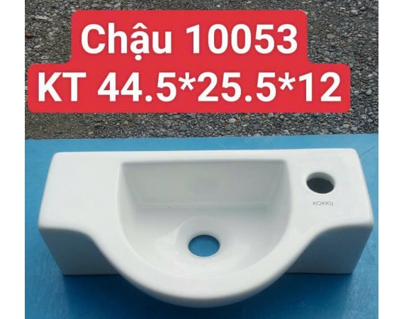 Chậu rửa mặt treo tường mini kèm bàn 10053