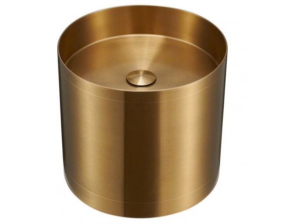 Chậu rửa lavabo Inox 304 màu vàng HDBW3838