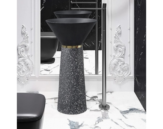 Chậu rửa lavabo nghệ thuật đá nhân tạo dạng ly HD1046B