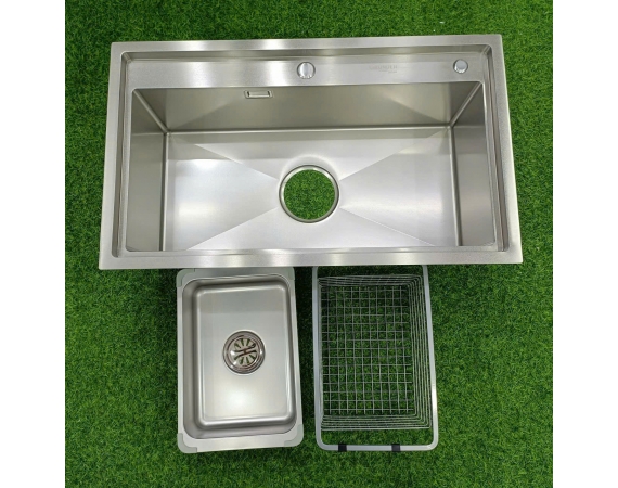 Chậu rửa bát 1 hố inox 304 HD7846I (78x46cm)