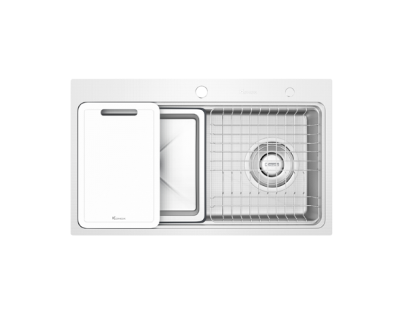 Chậu rửa bát 1 hố chống xước KONOX Workstation Sink KN8048TS Dekor