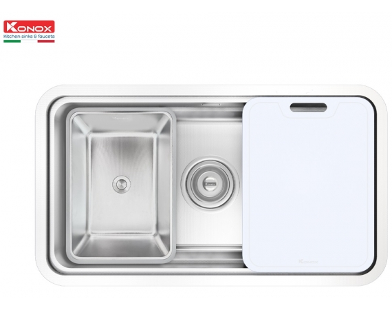 Chậu rửa bát chống xước Konox Workstation Sink KN8347SU Dekor
