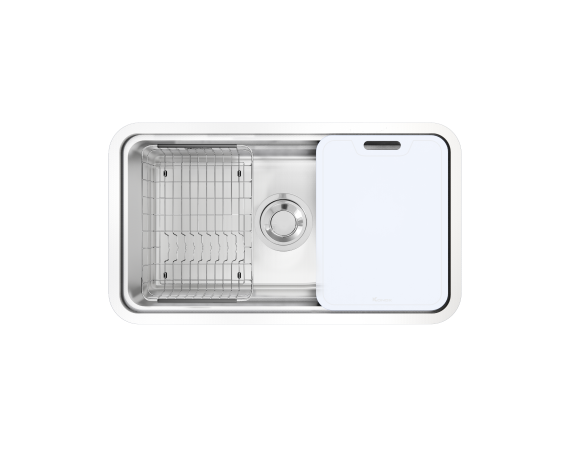 Chậu rửa bát 1 hố chống xước KONOX Workstation Sink KN8347SU Dekor Basic