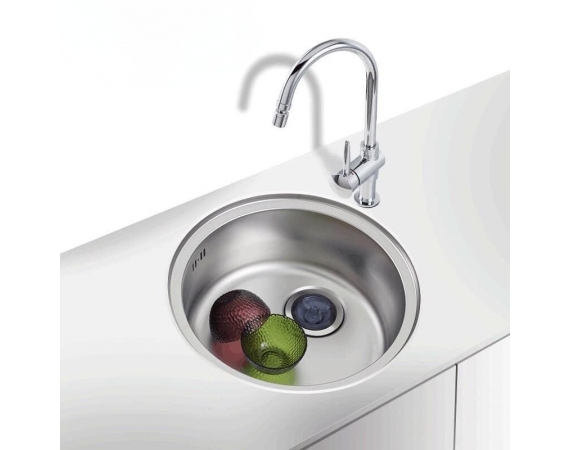 Chậu rửa bát Daesung 1 hố tròn (inox 304) DR-460