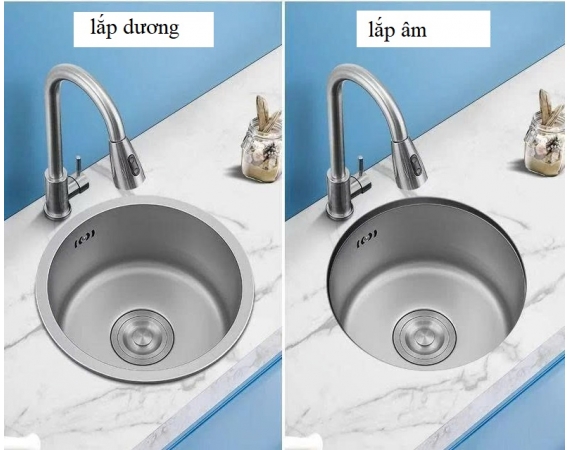 Chậu rửa bát mini HD360 kích thước 360 mm