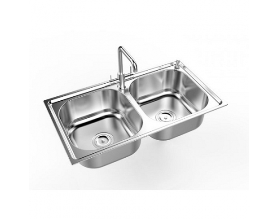 Chậu rửa bát inox cao cấp Sơn Hà S76Plus 