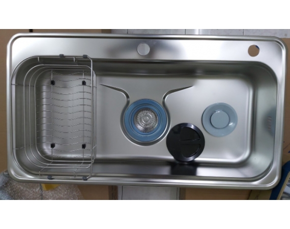 Chậu rửa bát 1 hố Hàn Quốc Ecofa LJB 960 (960x525cm)
