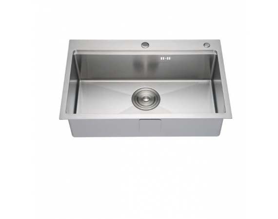 Chậu rửa bát 1 hố inox 304,giật cấp HD8046C