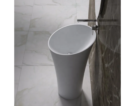 Chậu rửa lavabo nghệ thuật đá nhân tạo HDL6638V