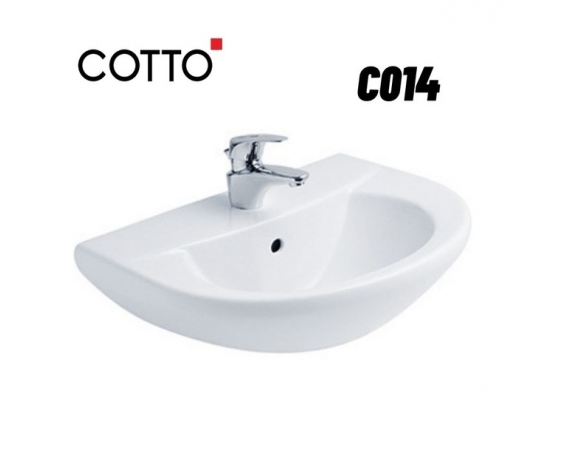 Chậu rửa mặt treo tường COTTO C014 